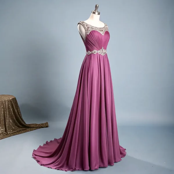 Red Satin Off-Shoulder Dress